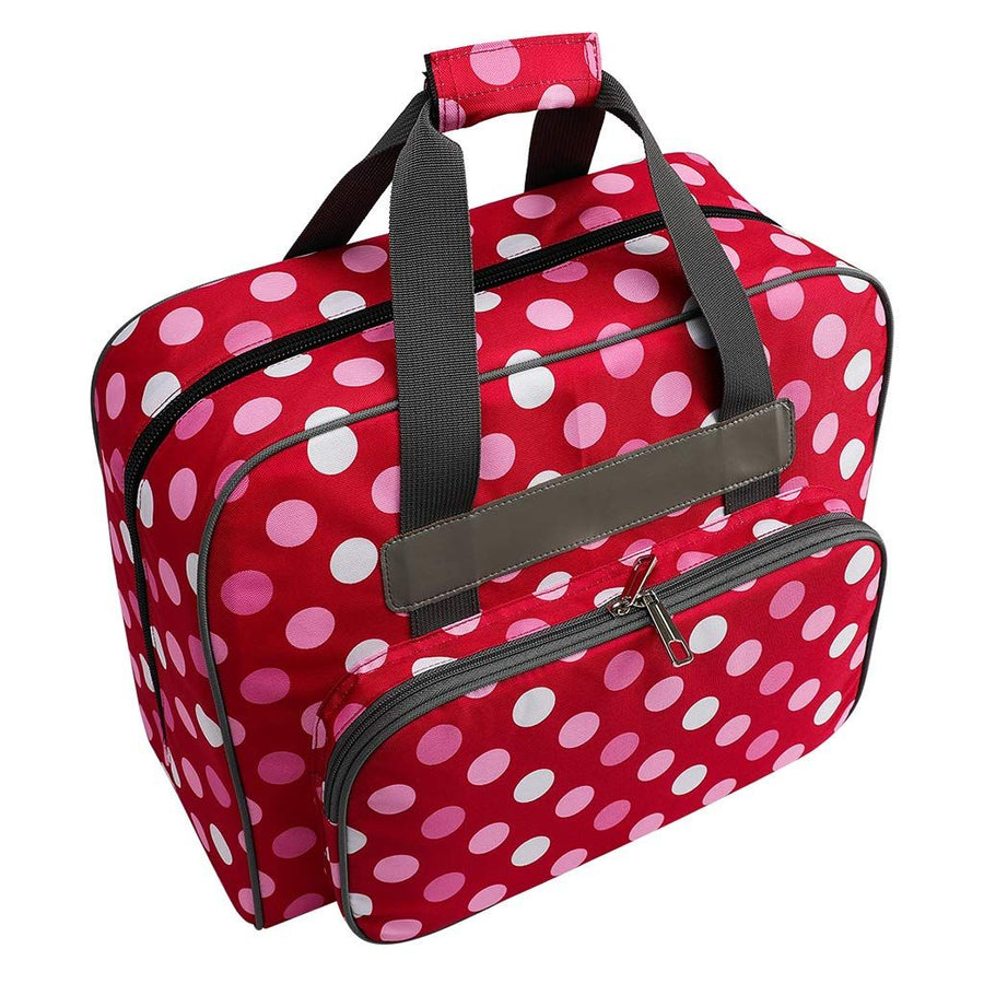 Sewing Machine Storage Tote Bag Foldable Sewing Machine Carrying Case Padded Storage Cover Carrying Bag with Pockets and Handles