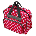 Sewing Machine Storage Tote Bag Foldable Sewing Machine Carrying Case Padded Storage Cover Carrying Bag with Pockets and Handles