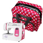 Sewing Machine Storage Tote Bag Foldable Sewing Machine Carrying Case Padded Storage Cover Carrying Bag with Pockets and Handles
