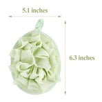 6 Pieces Bath Shower Pouf Sponge Mesh Pouf Shower Ball Exfoliating Body Sponge Pad Shower Scrubber Ball Shower Glove with Ball