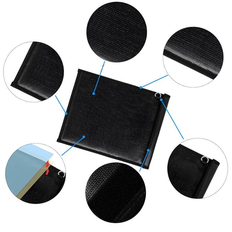 Faraday Key Fob Protector for Phones & Laptop & Car Keys, Faraday Cage for Anti-Theft Anti-Tracking, Fireproof (Black)
