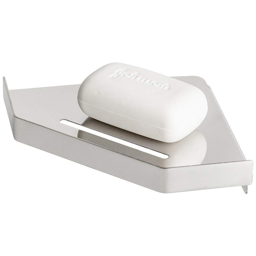 Lavatory Bathroom Corner Stainless Steel Shelf Wall Mount Triangular, Soap Holder,Polished Bathroom tripod