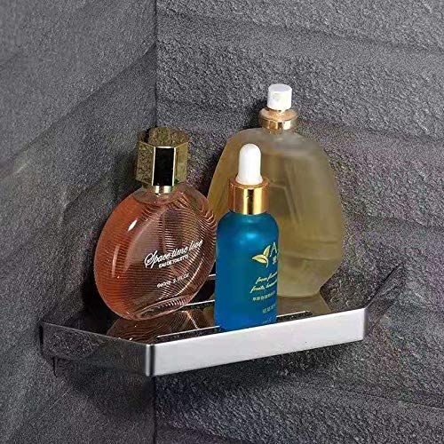 Lavatory Bathroom Corner Stainless Steel Shelf Wall Mount Triangular, Soap Holder,Polished Bathroom tripod