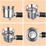 58mm Espresso Dosing Funnel, Stainless Steel Coffee Dosing Ring Compatible with 58mm Portafilter (58mm)