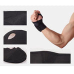 Wrist Brace - Adjustable Wrist Compression Strap,Wrist Straps, Wrist Support Brace, Professional Weightlifting Deadlifting