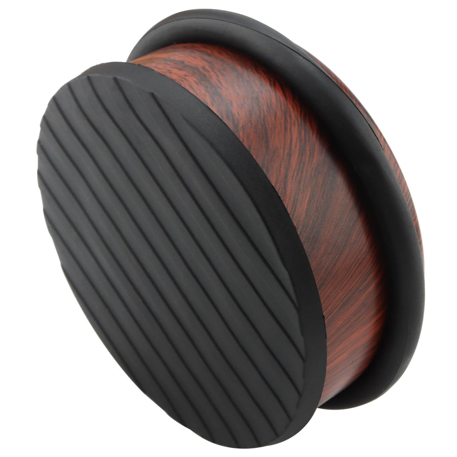 1 PCS Heavy Duty No Drill Door Stopper, Stainless Steel Door Stop, Surrounded with Protective Rubber Bands Anti-Slip Door Wedge