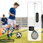 2PCS Football Kick Trainer Soccer Ball Net Kicker, Fits Ball Size 3, 4, 5, Solo Soccer Kick Practice Training Aid Soccer Return