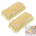 Heavy Duty Nail Brush Fingernail Scrub Brush, 2pc New Upgrade Durable Stiff Bristles Nail Scrub Brush, Clean More Efficiently