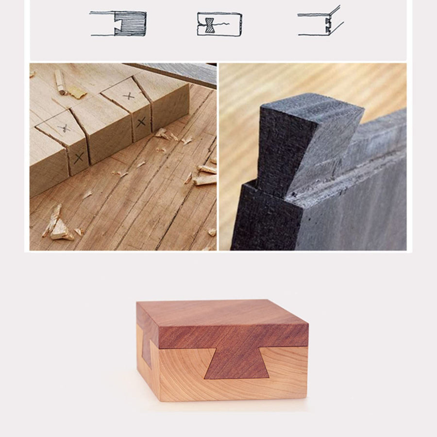 Dovetail Marker, Aluminum Alloy Dovetail Marking Jig, Woodworking Dovetail Ruler Marker, Dovetail Jig Guide for Cork,(1:5 1:8)