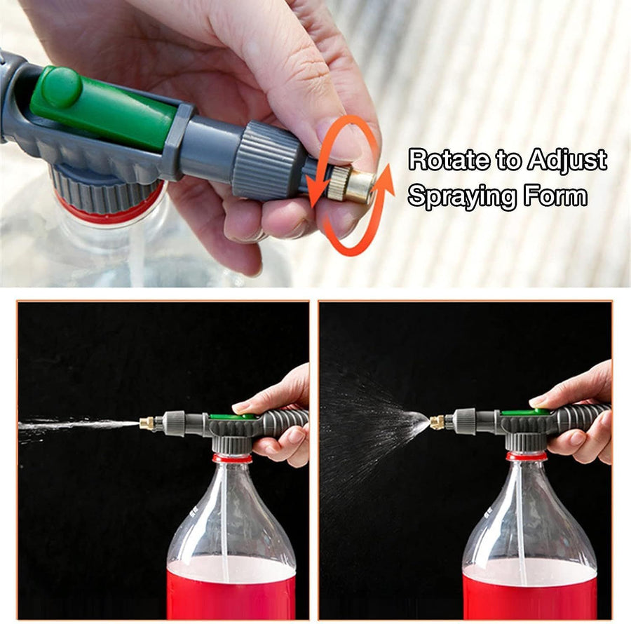 Handheld Sprayer - High Pressure Air Pump Manual Sprayer with Adjustable Nozzle - Garden Pump Sprayer -Hand Pump Sprayer Pressure