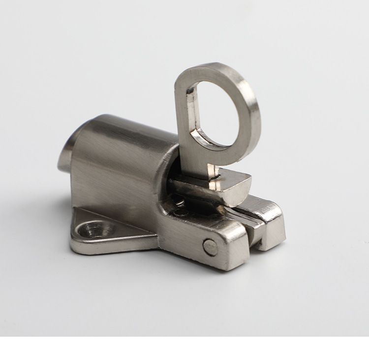 Spring Loaded Latch, Automatic Spring Load Bolt Latch, Self Closing Pull Ring, Security Door Lock for Gate Shed Window