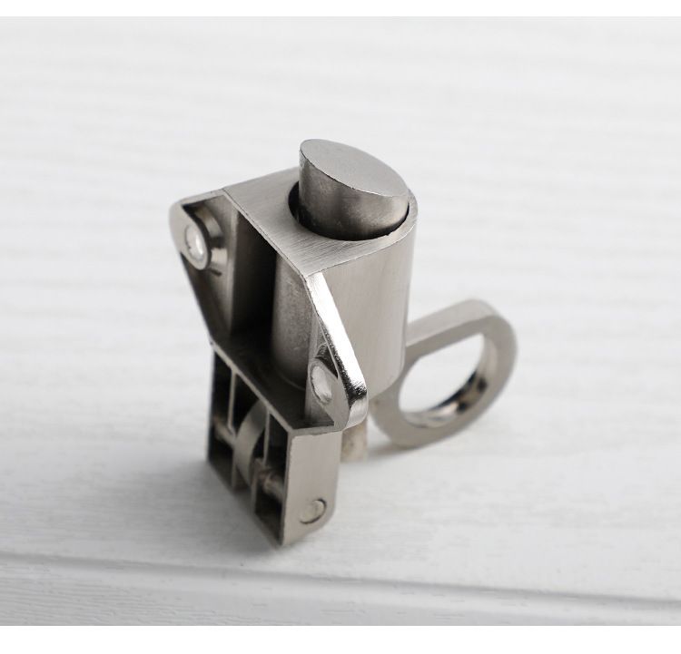 Spring Loaded Latch, Automatic Spring Load Bolt Latch, Self Closing Pull Ring, Security Door Lock for Gate Shed Window