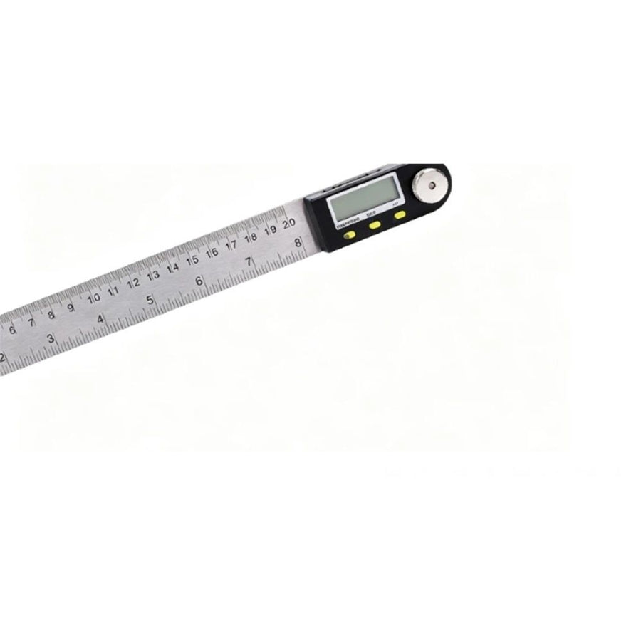 200mm/8Inches Digital Angle Finder Ruler - Stainless Steel Protractor for Woodworking and Construction
