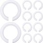 E27 to E14 Lamp Shade Reducing Ring, 10 Pack Lamp Holder Adapter Ring Converter Reducer Fitting Light Fixtures Replacement, White