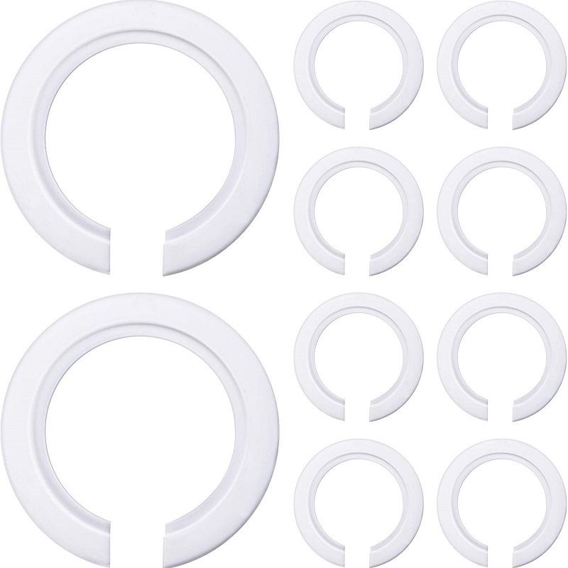 E27 to E14 Lamp Shade Reducing Ring, 10 Pack Lamp Holder Adapter Ring Converter Reducer Fitting Light Fixtures Replacement, White