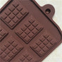 Waffle Chocolate Moulds Silicone Candy Molds, 2PCS12-Cavity Small Break Apart Chocolate Molds Non-Stick Reusable DIY Baking Mold