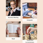 Anti Eyestrain Reading Glasses Oversized Computer Readers Anti Blue Light Flat Light Mirror Presbyopic Glasses