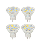 MR11 GU4 Led Bulbs 3W 30W Halogen Replacement, Warm White 3000K Light Bulbs LED Light Spot (Pack of 4)