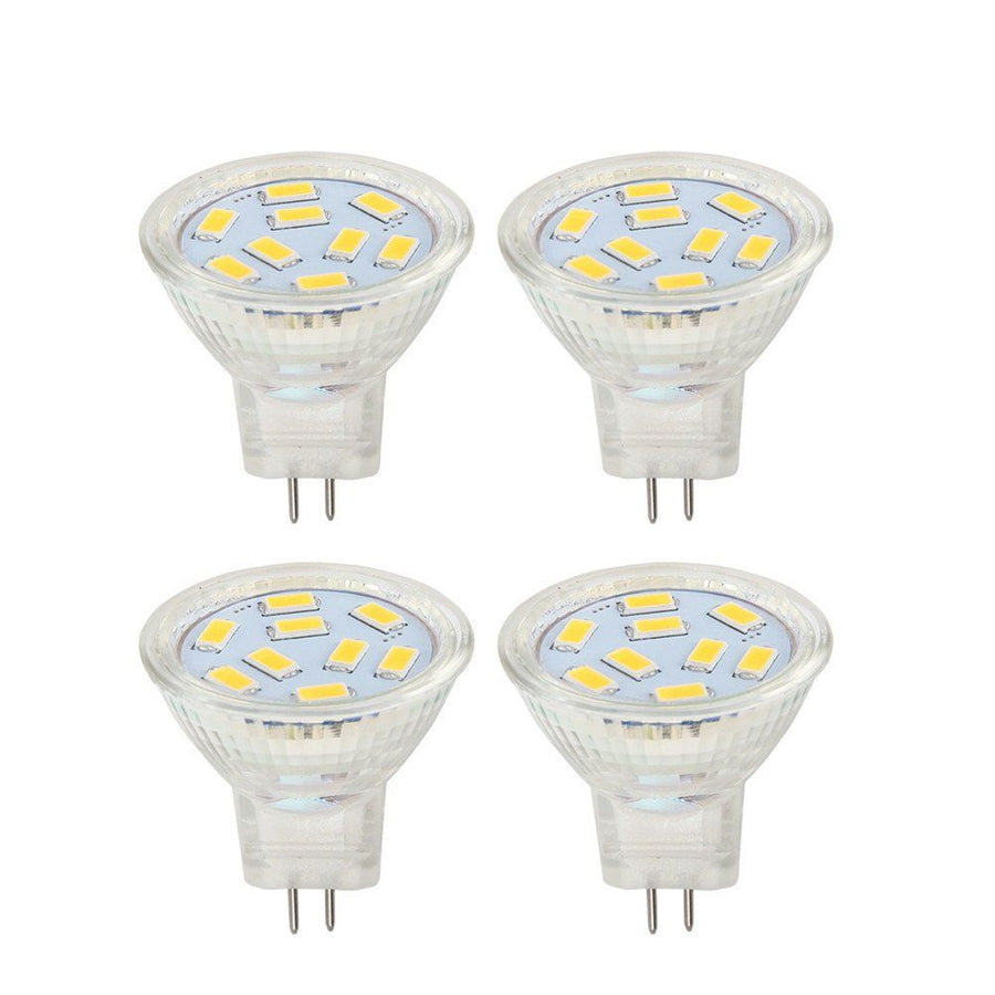 MR11 GU4 Led Bulbs 3W 30W Halogen Replacement, Warm White 3000K Light Bulbs LED Light Spot (Pack of 4)