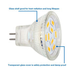 MR11 GU4 Led Bulbs 3W 30W Halogen Replacement, Warm White 3000K Light Bulbs LED Light Spot (Pack of 4)