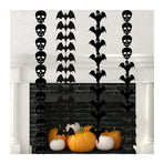 Halloween Non-Woven Bat String-4 Pcs Halloween Decorations, for Decoration Bar Party Holiday Pendant
