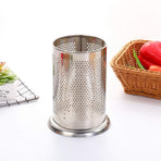 Utensil Holder Stainless Steel Flatware Container for Spatula Sets Gadgets,Flatware Caddy for Cutlery Spoon Fork Kitchen