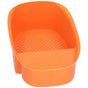 Vegetable Drainer, Multifunctional Practical Sturdy Sink Drain Rack Save Space for Fruit Vegetable Drainer Leftovers  (Orange)