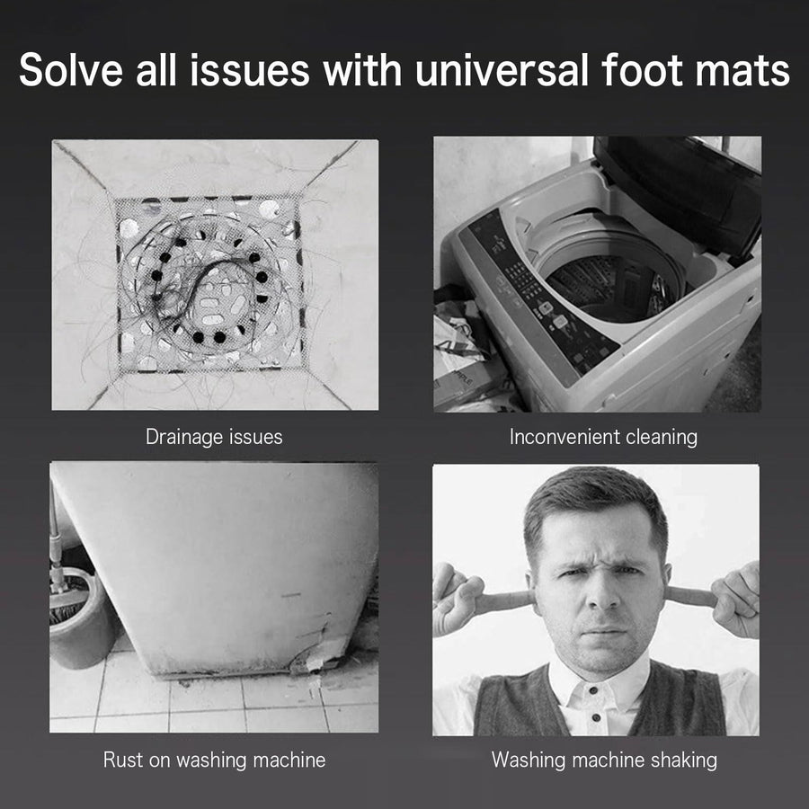 4 Pcs Washing Machine Foot Pads for Anti-Vibration Anti-Walk, Noise Reducing Anti Slip Anti Vibration Rubber Washing Machine