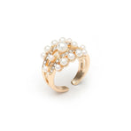 Pearl Rings for Women Stackable Pearl Rings Boho Pearl Rings Thin Beaded Rings Wedding Ring Jewelry Gift