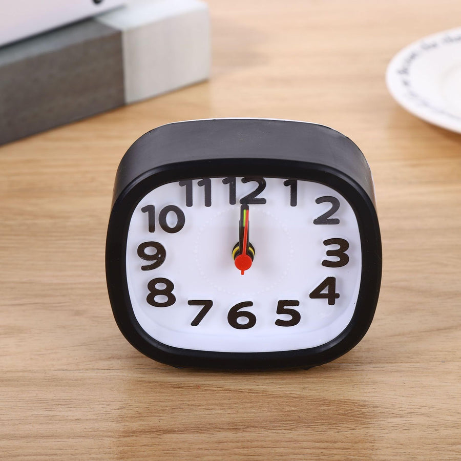 Alarm Clocks for Bedrooms, Digital Alarm Clock for Kids Silent Alarm Clock Wall Clock Decor Wind up Clock Compact Alarm Clock