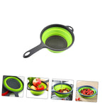 1pc Collapsible Drainer Basket Collapsible Colander Plastic Colander Fruit Colander Collapsible Colander Strainer Vegetable Drain