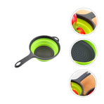 1pc Collapsible Drainer Basket Collapsible Colander Plastic Colander Fruit Colander Collapsible Colander Strainer Vegetable Drain