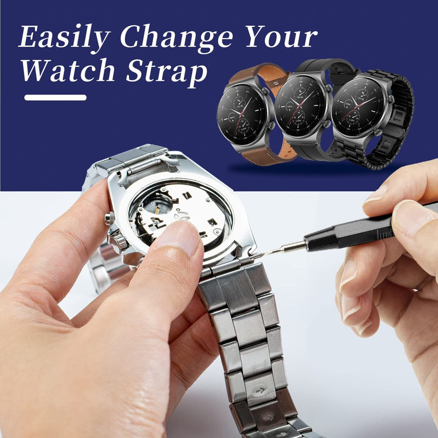 Watch Repair Kit, Professional Watch Battery Replacement Tool, Watch Link & Back Removal Tool, Spring Bar Tool Set
