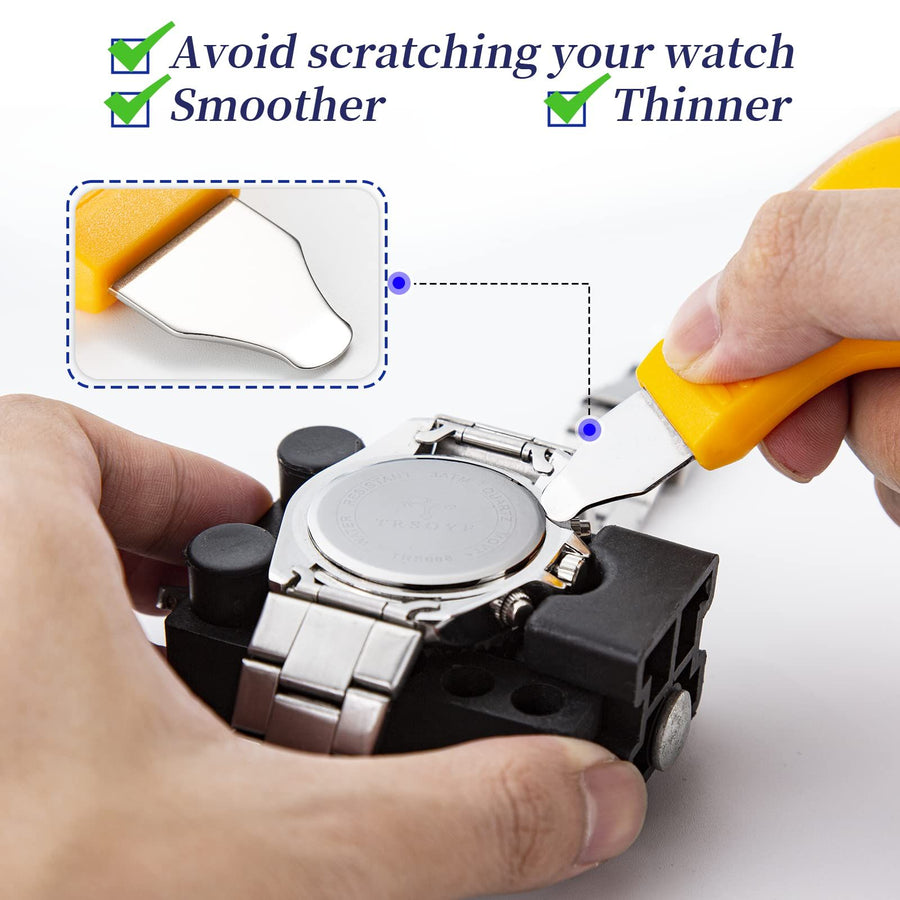 Watch Repair Kit, Professional Watch Battery Replacement Tool, Watch Link & Back Removal Tool, Spring Bar Tool Set