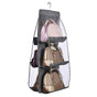 Purses Hanger Hanging Handbag Organizer Bags Storage Holder for Closet with 6 Larger Pockets  large capacity