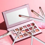 Female Makeup Brushes Set 20pcs Professional Cosmetics for Face Eyeshadow Lip  Make Up Brush Kit Tools (White)