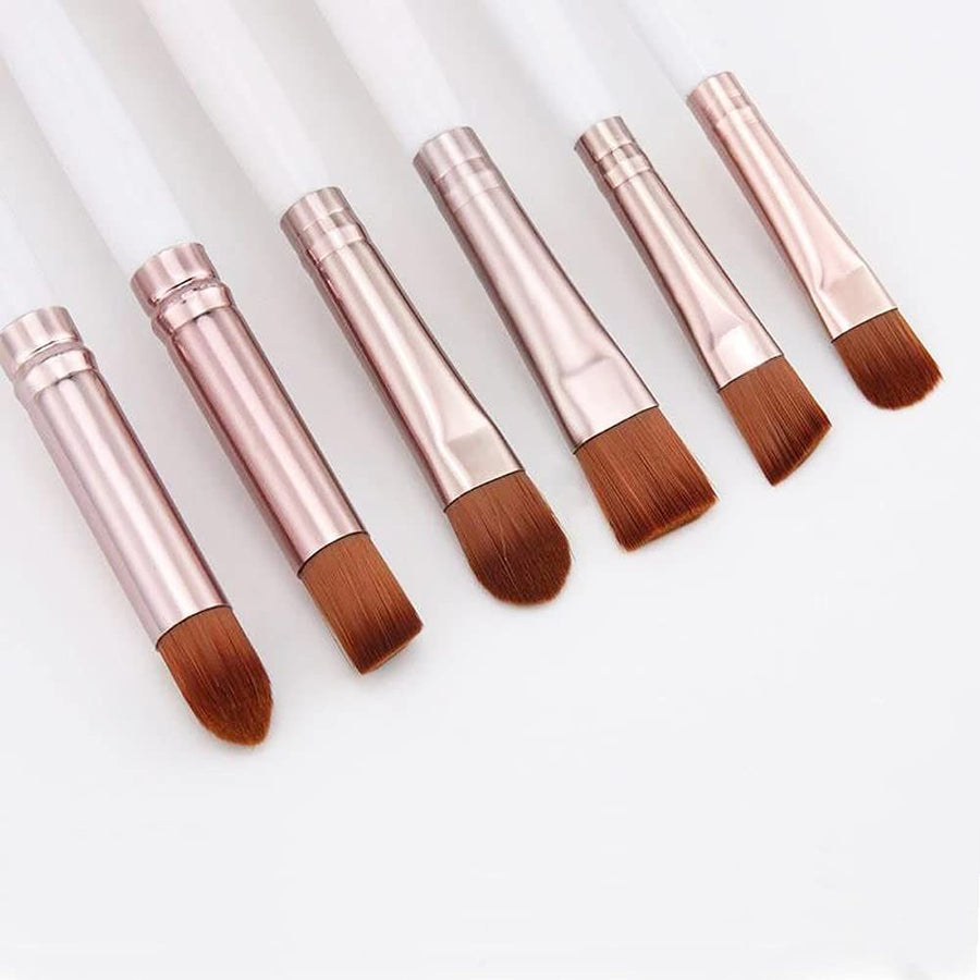Female Makeup Brushes Set 20pcs Professional Cosmetics for Face Eyeshadow Lip  Make Up Brush Kit Tools (White)