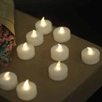 Battery Tea Lights Candles - LED Tea Light  Pack of 12 Battery Operated (Warm White) for Party Garden Gift