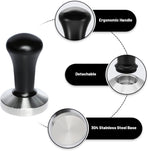 51mm Coffee Hand Tamper Stainless Steel Base Professional Espresso Press for Coffee Machine Barista Tool (51mm)
