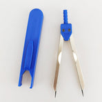 Calipers Nursing or Doctor Caliper Divider for Measuring Drafting Electrocardiographs with Ruler (Blue)