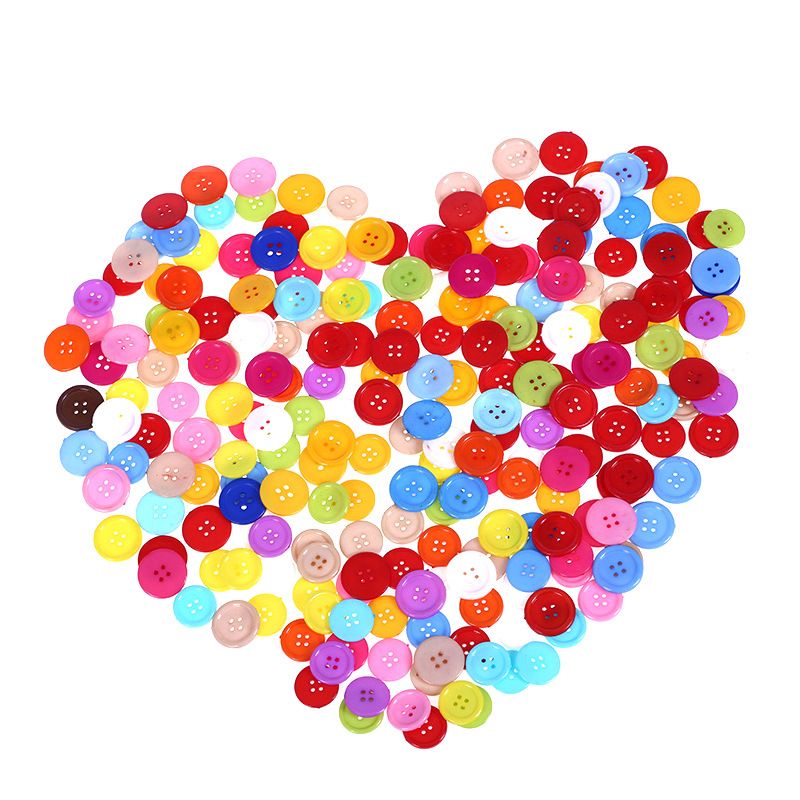 1 Inch Buttons Sewing Flatback Resin Button Pack of Classic round shaped buttons Easy to Use 100 pc