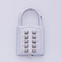 Anti-Theft Button Combination Padlock Digit Push Password Lock Zinc Alloy Security Lock Suitcase Luggage Coded Lock Cupboard