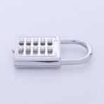 Anti-Theft Button Combination Padlock Digit Push Password Lock Zinc Alloy Security Lock Suitcase Luggage Coded Lock Cupboard