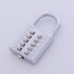 Anti-Theft Button Combination Padlock Digit Push Password Lock Zinc Alloy Security Lock Suitcase Luggage Coded Lock Cupboard