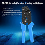 Cable Crimping Tools Terminal Ratcheting Crimper Tool Crimping Pliers easy operation, clear crimping effects good performance