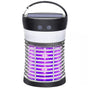 Electric Solar Mosquito Killer for Indoor & Outdoor, High Powered Pest Control Waterproof UV Mosquito Zapper,Rechargeable Insect