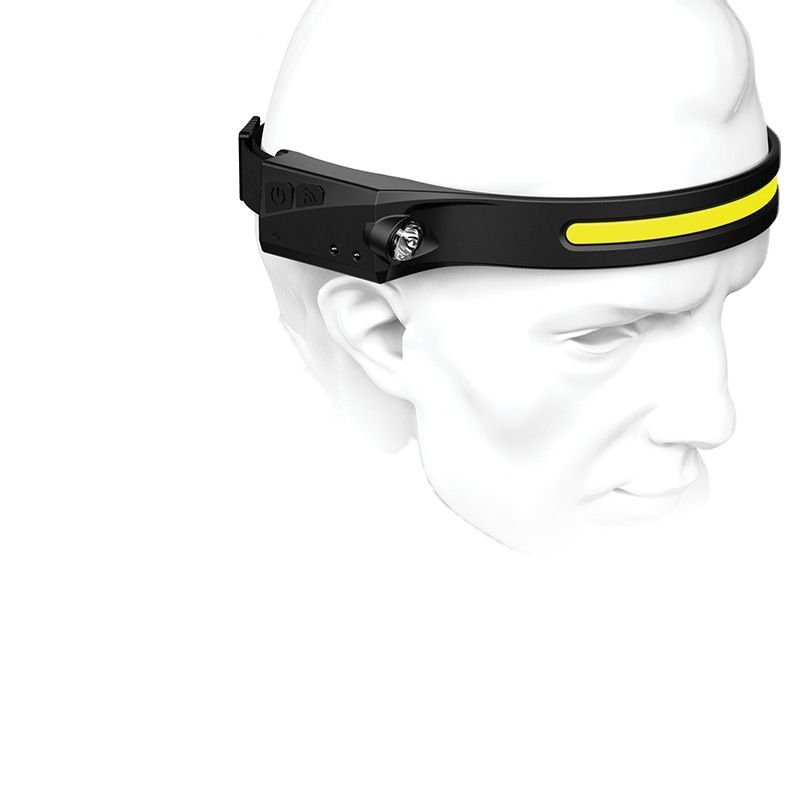 Mechanic Headlamp, Weatherproof, Lightweight Head Lights Flashlight for Hard Hat, Camping, Running, Hiking