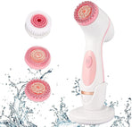 Cleansing Brush-Latest Advanced cleasing Technology &3 Brush Heads-USB Rechargeable Electric Rotating Face-Advanced Face Spa