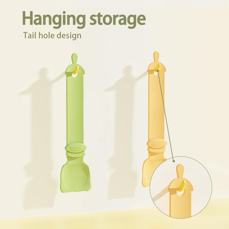 2 pcs Cat Strip Feeders, Cute Cat Head Shape Cat Strip Squeeze Spoons Multifunctional 2-in-1 Cat Food Dispenser Cat Treat Spoons