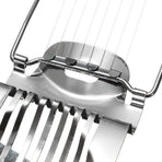 Stainless Steel Egg Cutter 1 Packs Multi-Functional Egg Fruit Slicer Egg Divider Kitchen Utility Gadget